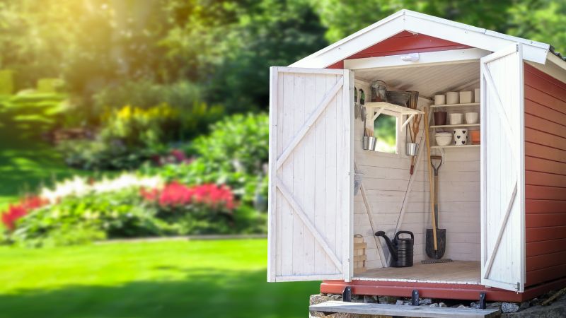 Interior of a Completed House Shed