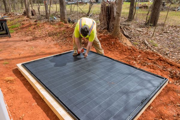 Shed Platform Installation